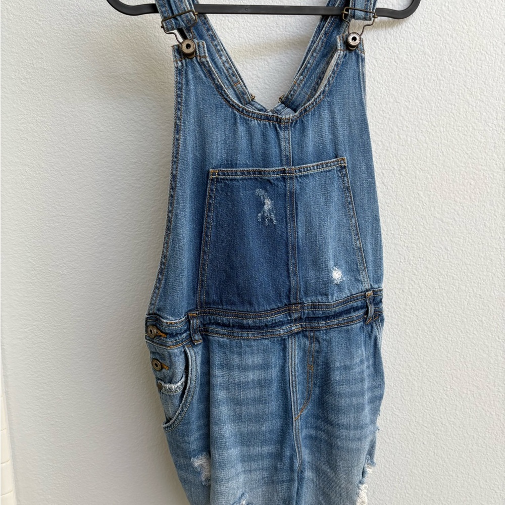 Zara Denim Overalls / Shorts